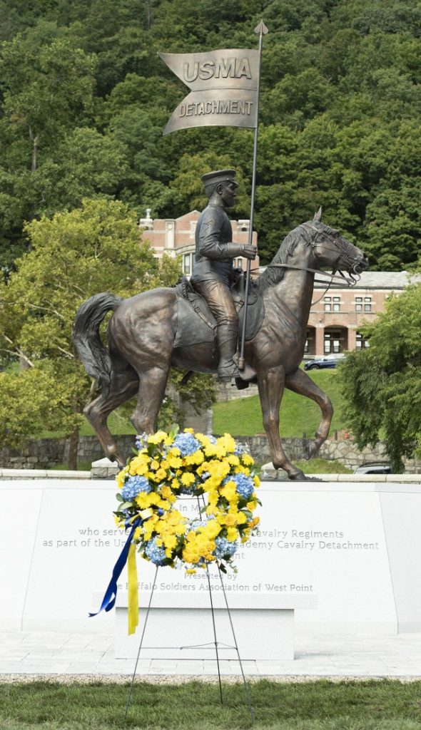 Image of Buffalo Soldier statue